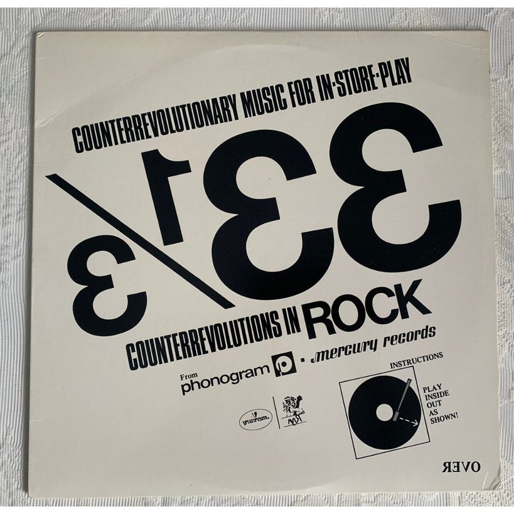 33 1/3 Counterrevolutionary Music Vinyl Record MK-118 Scorpions John Cougar